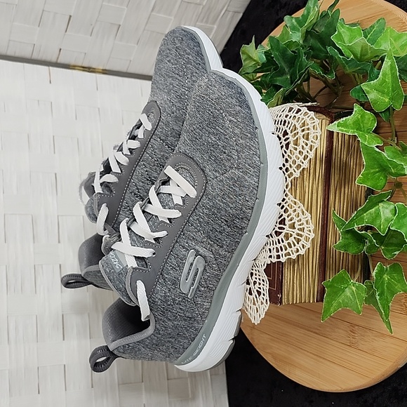 Skechers Shoes - 👉SKECHERS FLEX APPEAL 3.0 ~WOMENS SIZE: 5 ~GREY LACE UP LIGHTWEIGHT SNEAKERS
